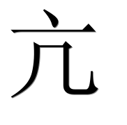 Китайский иероглиф 亢