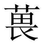 Китайский иероглиф 葨